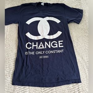Nwot navy blue short sleeve Jac vanek shirt
